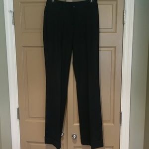 Black ABS cuffed trousers